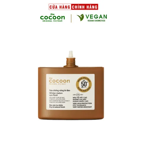 BIGSIZE - Sữa kem chống nắng bí đao Cocoon 50ml quang phổ rộng, bảo vệ rất cao SPF 50+, PA+, UVA