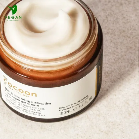 Thạch hoa hồng dưỡng ẩm cocoon 100ml (kem dưỡng ẩm)