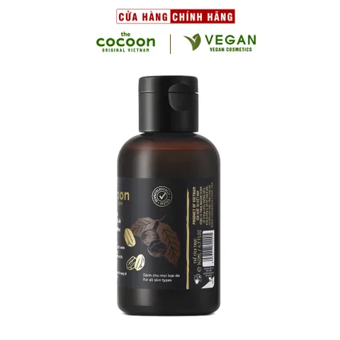 Gel rửa mặt cà phê Đắk Lắk Cocoon cho làn da tươi mới và rạng rỡ 140ml - VEGAN - Mỹ phẩm thuần chay