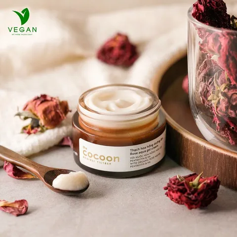Thạch hoa hồng dưỡng ẩm cocoon 100ml (kem dưỡng ẩm)