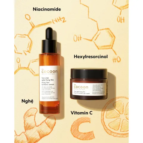 Thạch nghệ Hưng Yên giúp làm sáng da và mờ thâm Cocoon 30ml - Vegan thuần chay