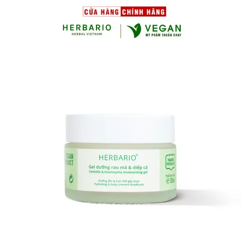 [SVIP] - Gel dưỡng rau má & diếp cá Herbario 30ml thuần chay