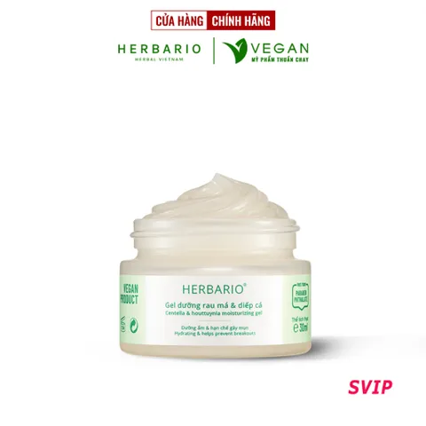 [SVIP] - Gel dưỡng rau má & diếp cá Herbario 30ml thuần chay
