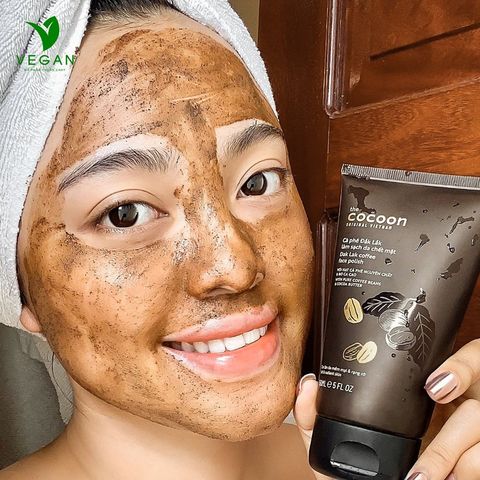 Tẩy Tế Bào chết Cà phê Đắk Lắk làm sạch da chết mặt cocoon 150ml - VEGAN
