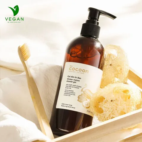 Gel tắm bí đao Cocoon 310ml (winter melon shower gel) - VEGAN - Mỹ phẩm thuần chay