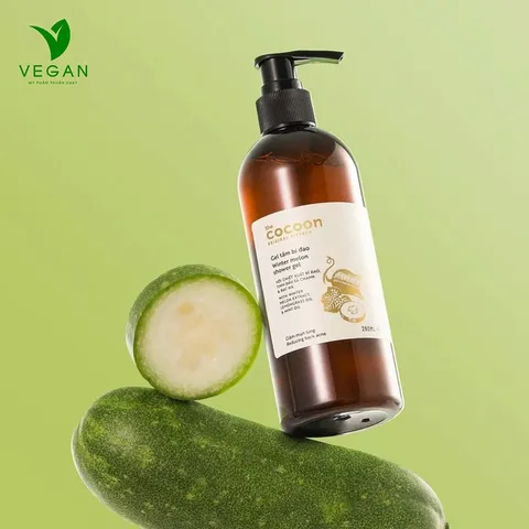 Gel tắm bí đao Cocoon 310ml (winter melon shower gel) - VEGAN - Mỹ phẩm thuần chay