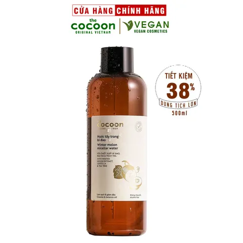 BIGSIZE - Nước tẩy trang bí đao cocoon 500ml dành cho da dầu, da mụn
