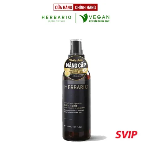 [SVIP] - Nước xịt dưỡng tóc Vỏ Bưởi và Bồ Kết Herbario 100ml (pomelo peel & gleditsia) VEGAN - thuần chay