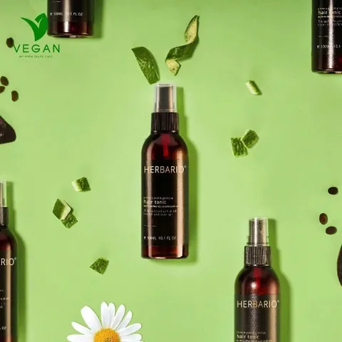[SVIP] - Nước xịt dưỡng tóc Vỏ Bưởi và Bồ Kết Herbario 100ml (pomelo peel & gleditsia) VEGAN - thuần chay