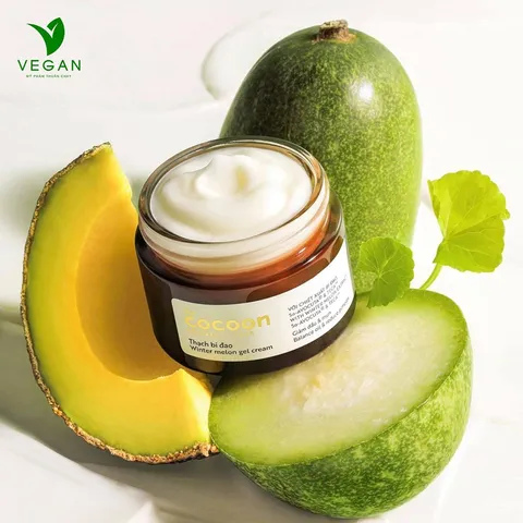 Thạch Bí Đao cocoon (kem dưỡng ẩm) cấp ẩm và ngừa mụn 30ml thuần chay