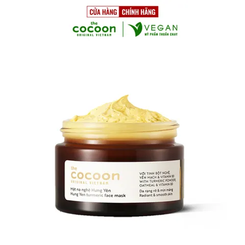 Mặt nạ nghệ Hưng Yên cocoon 30ml thuần chay sáng da đều màu