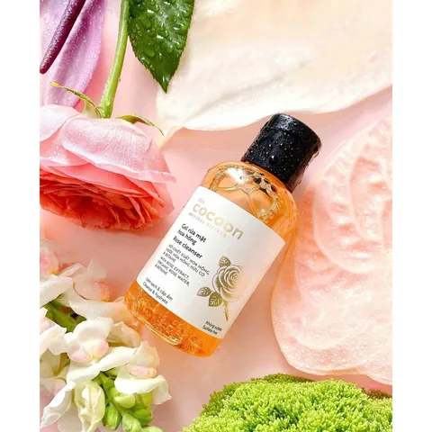 Combo gel rửa mặt hoa hồng cocoon 140ml + Nước tẩy trang hoa hồng cocoon 310ml