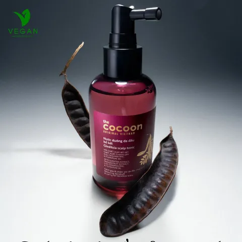 Cocoon Nước dưỡng da đầu bồ kết giảm gàu 140ml - Vegan mỹ phẩm thuần chay