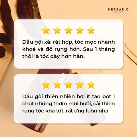 MEMBERGIFT [Hàng tặng không bán] - Dầu gội vỏ bưởi và bồ kết HERBARIO 300ml