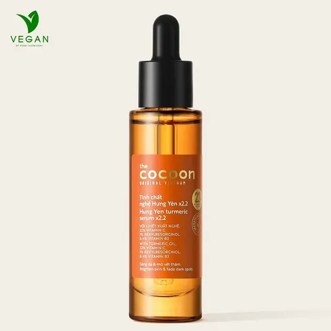 Tinh chất nghệ Hưng Yên C22 Cocoon (serum) 22% vitamin C sáng da, mờ thâm  30ml