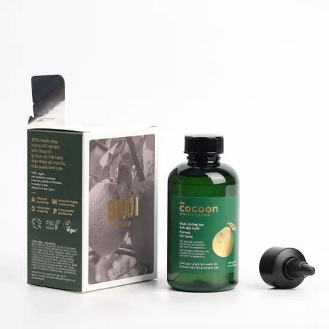 BẢN CẢI TIẾN - Nước dưỡng tóc tinh dầu bưởi ( pomelo hair tonic ) Cocoon 140ml thuần chay
