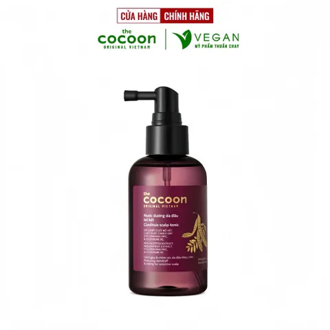 Cocoon Nước dưỡng da đầu chiết xuất bồ kết giúp giảm gàu và chăm sóc da đầu nhạy cảm 140ml