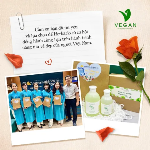 Sữa rửa mặt Rau má & Diếp cá herbario 200ml sạch mụn thuần chay