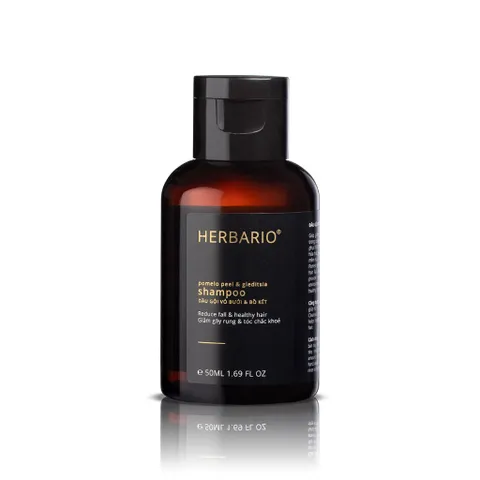 Mini size - Bản Nâng Cấp - Dầu gội vỏ bưởi & bồ kết Herbario 50ml không sunfate không silicon