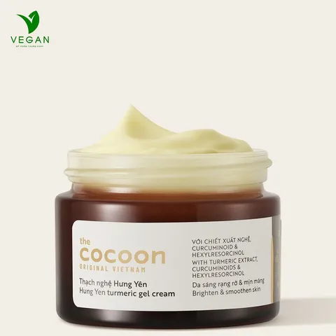 Bộ 5 sản phẩm nghệ cocoon: Sữa rửa mặt nghệ 140ml + Mặt nạ nghệ 30ml + Toner nghệ 140ml+Tinh chất nghệ+ Thạch nghệ 30ml