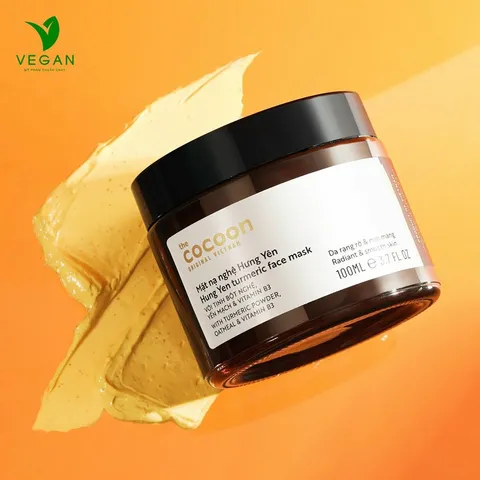 Mặt nạ nghệ Hưng Yên cocoon 100ml thuần chay sáng da đều màu