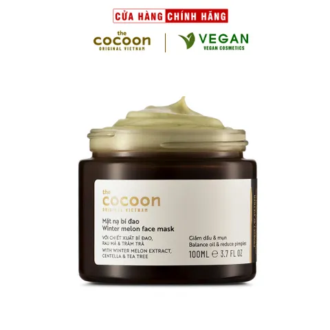 Bigsize - Mặt nạ bí đao Cocoon giảm dầu & mụn 100ml thuân chay