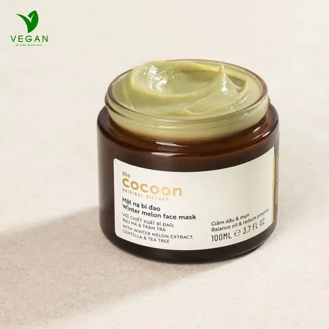 Bigsize - Mặt nạ bí đao Cocoon giảm dầu & mụn 100ml thuân chay