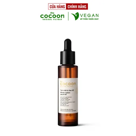 Serum tinh chất bí đao Cocoon 30ml sạch mụn, mờ vết thâm - VEGAN - Mỹ phẩm thuần chay