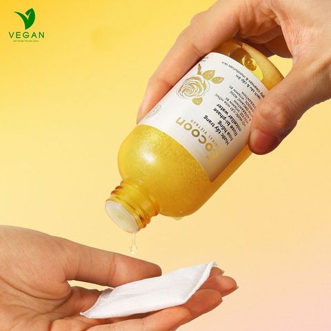 [NEW] Nước tẩy trang hoa hồng tẩy sạch makeup & cấp ẩm 140ml Cocoon  thuần chay
