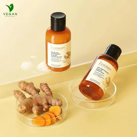 [SVIP] Sữa rửa mặt nghệ Hưng Yên cocoon 140ml sáng mịn da - VEGAN - Mỹ phẩm thuần chay