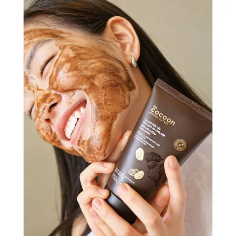 [SVIP] - Tẩy da chết mặt Cà phê Đắk Lắk làm sạch da mặt cocoon 150ml (Dak Lak coffee face polish ) thuần chay