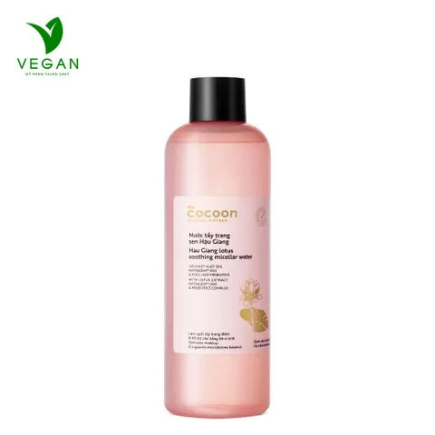 Nước tẩy trang sen Hậu Giang Cocoon Mỹ phẩm thuần chay