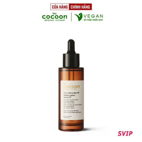 [SVIP] Serum tinh chất bí đao cocoon 70ml sạch mụn - VEGAN - Mỹ phẩm thuần chay