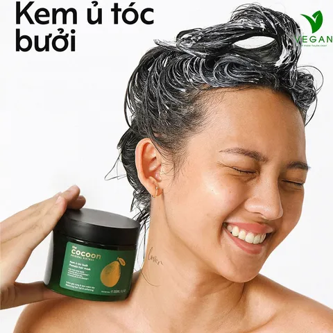 Kem ủ tóc bưởi pomelo Cocoon giảm gãy rụng và làm mềm tóc 200ml - VEGAN - Mỹ phẩm thuần chay