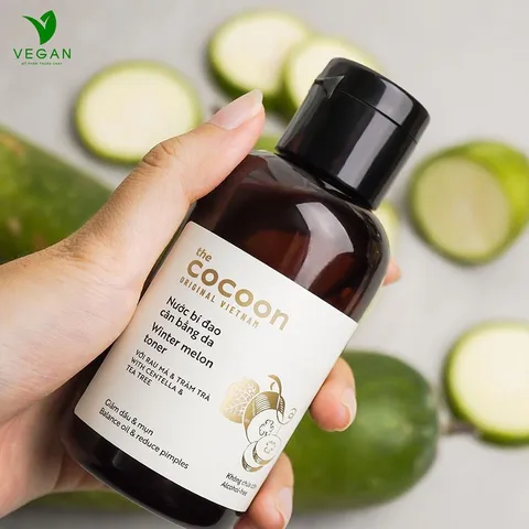 Nước bí đao cân bằng da (Winter melon toner) Cocoon 140ml - VEGAN - Mỹ phẩm thuần chay