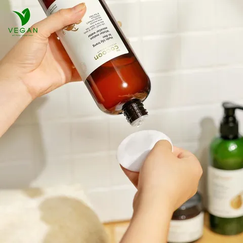 Combo Toner nước cân bằng da Sen Hậu Giang 310ml + Nước tẩy trang bí đao 500ml Cocoon thuần chay
