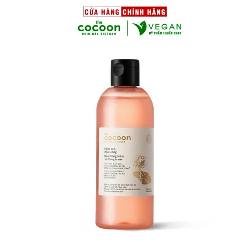 [HÀNG TẶNG KHÔNG BÁN] Toner Nước cân bằng da Sen Hậu Giang Cocoon 310ml thuần chay