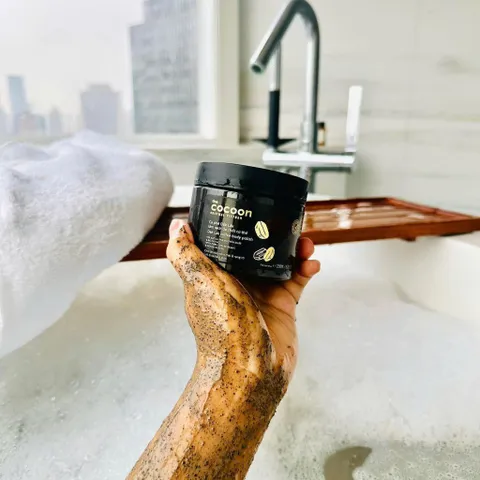 [SVIP] - Cà phê Đắk lắk làm sạch da chết COCOON 200ml HŨ (Dak lak coffee body polish)