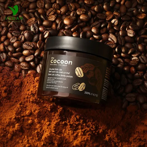 Combo Gel bí đao rửa mặt cocoon 140ml + HŨ Cà phê Đắk Lắk sạch da chết cocoon 200ml