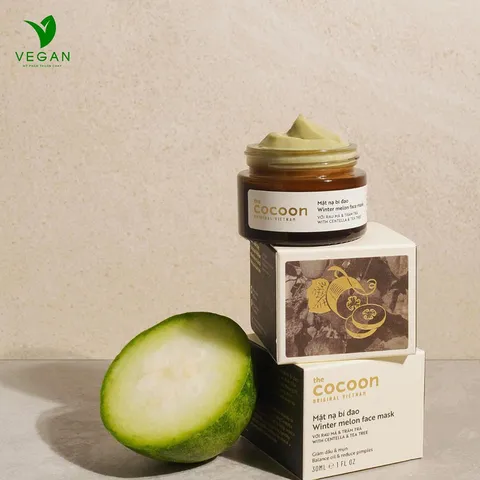 Top 8 Mặt nạ đắp mặt VEGAN Thuần Chay COCOON, HERBARIO dành cho mọi loại da