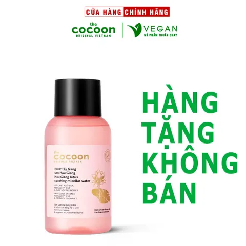 [HÀNG TẶNG KHÔNG BÁN] Nước tẩy trang sen Hậu Giang Cocoon 140ml Mỹ phẩm thuần chay
