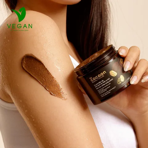 Combo 1 Hũ Tẩy da chết Cơ thể Cà phê Đắk Lắk Cocoon 200ml + 1 Túi Refill Tẩy da chết Cà phê 200ml