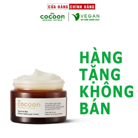 [HÀNG TẶNG KHÔNG BÁN] Thạch Bí Đao cocoon (kem dưỡng ẩm) cấp ẩm và ngừa mụn 30ml thuần chay