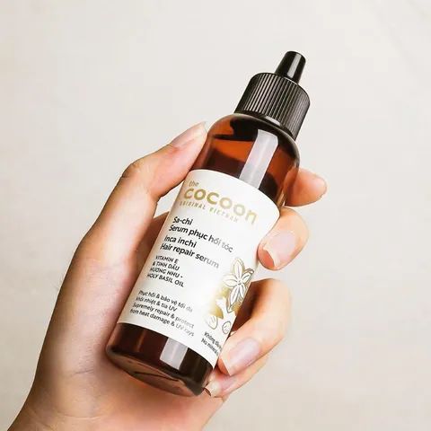 Combo CẢI TIẾN MỚI Nước dưỡng tóc bưởi pomelo COCOON 140ml + Serum sa-chi Phục hồi tóc COCOON 70ml