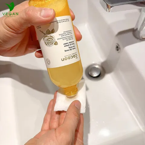 Nước tẩy trang hoa hồng cocoon 310ml (rose micellar water) danh cho da khô - Bigsize