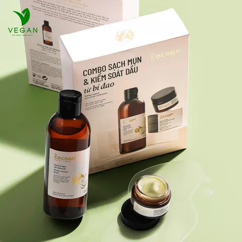 [ HÀNG TẶNG KHÔNG BÁN ] Bigsize - Nước bí đao cân bằng da (toner) Cocoon giảm dầu và mụn 310ml thuần chay