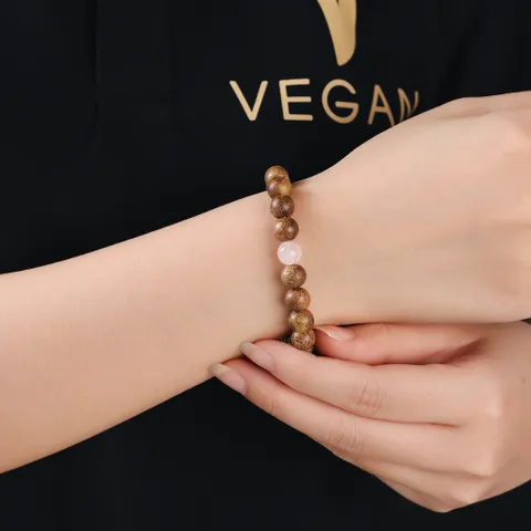 Vòng tay trầm hương VEGAN thuần chay theo mệnh 8mm