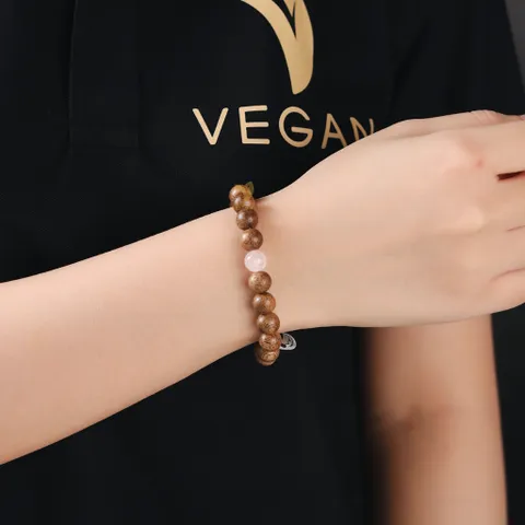 Vòng tay trầm hương VEGAN thuần chay theo mệnh 8mm