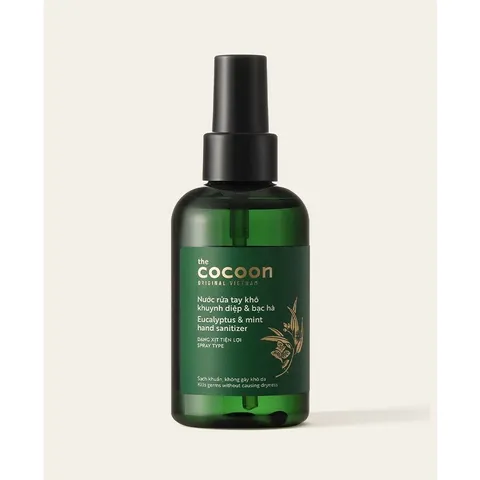 [Hàng tặng không bán] - Nước xịt rửa tay khô Khuynh Diệp & Bạc Hà Cocoon 140ml