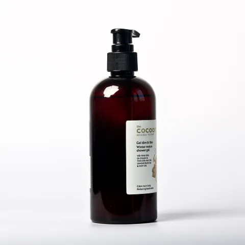 Bộ Gel tắm bí đao cocoon 310ml + Son dưỡng môi dầu dừa bến Tre 5g